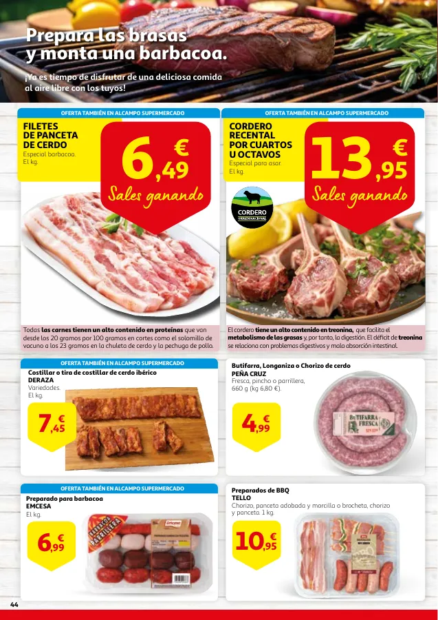 Número de página 43 del folleto promocional de la tienda Alcampo - 3x2 en una gran selección de producto... - fecha de vigencia: desde13.06 bis 26.06