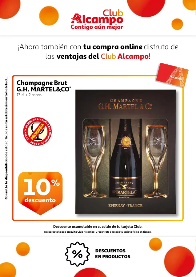 Número de página 12 del folleto promocional de la tienda Alcampo - Promociones Club Alcampo Contigo aún ... - fecha de vigencia: desde13.06 bis 26.06