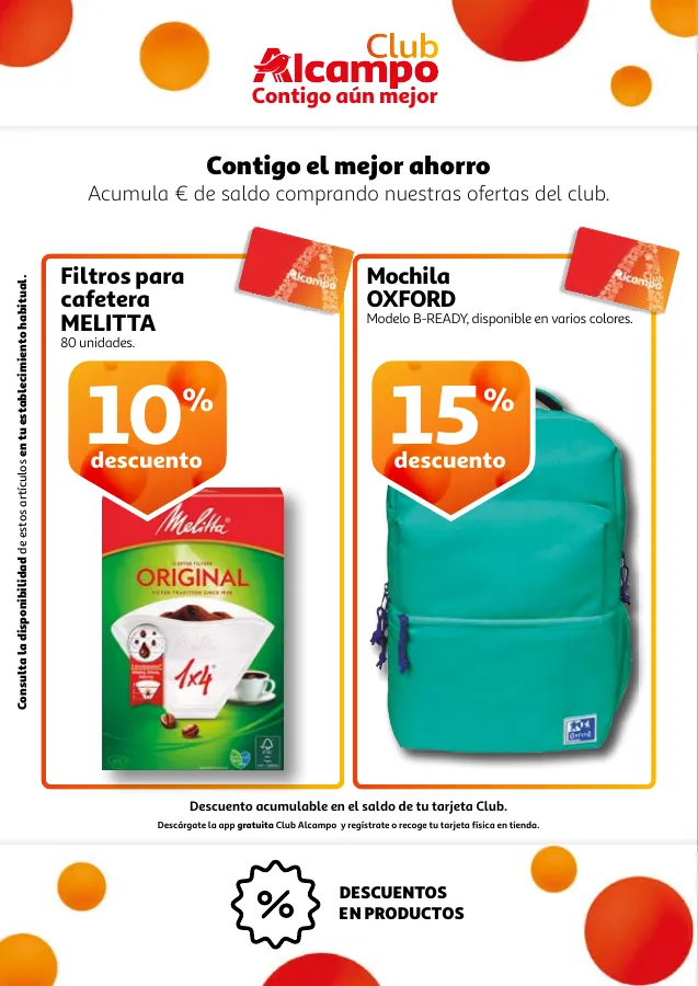 Número de página 17 del folleto promocional de la tienda Alcampo - Promociones Club Alcampo Contigo aún ... - fecha de vigencia: desde13.06 bis 26.06