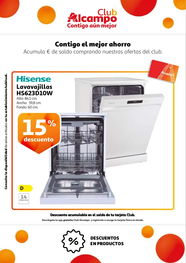 Número de página 19 del folleto promocional de la tienda Alcampo - Promociones Club Alcampo Contigo aún ... - fecha de vigencia: desde13.06 bis 26.06