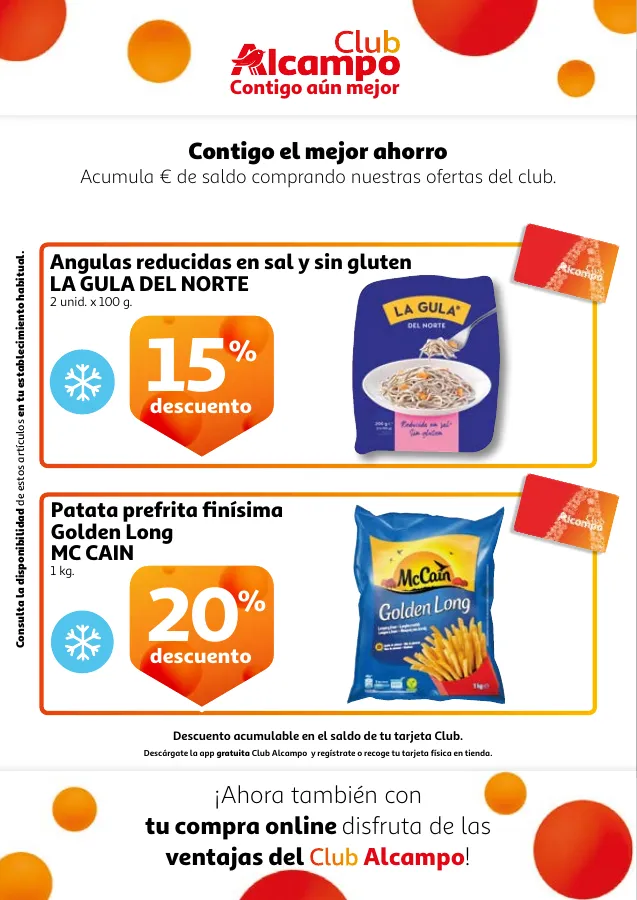 Número de página 3 del folleto promocional de la tienda Alcampo - Promociones Club Alcampo Contigo aún ... - fecha de vigencia: desde13.06 bis 26.06