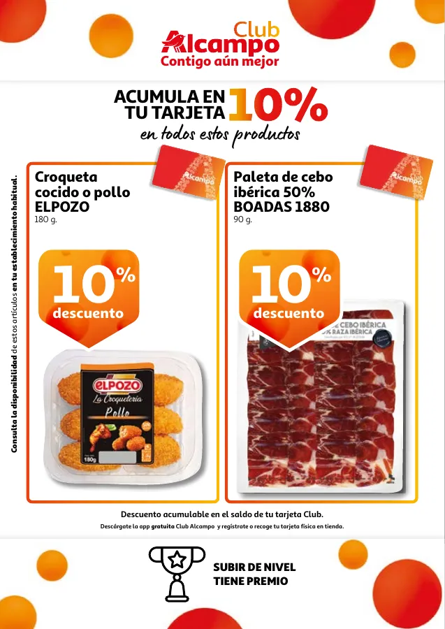 Número de página 4 del folleto promocional de la tienda Alcampo - Promociones Club Alcampo Contigo aún ... - fecha de vigencia: desde13.06 bis 26.06