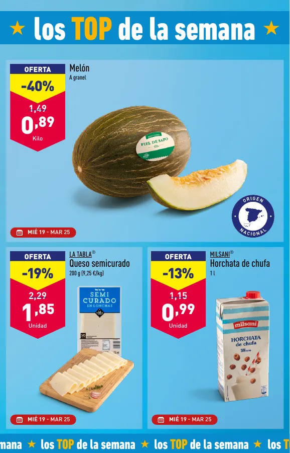 Número de página 2 del folleto promocional de la tienda Aldi - Folleto semanal Península - fecha de vigencia: desde19.06 bis 25.06