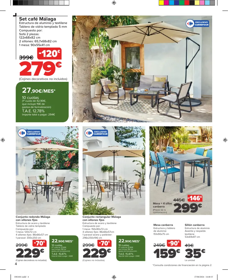 Número de página 4 del folleto promocional de la tienda Carrefour - JARDÍN - fecha de vigencia: desde20.06 bis 10.07