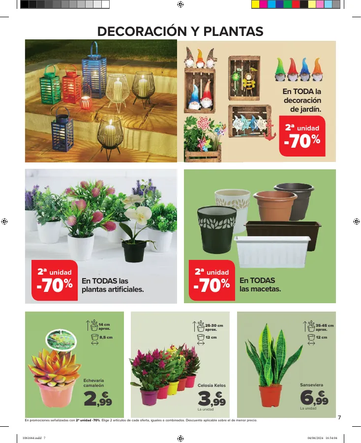 Número de página 7 del folleto promocional de la tienda Carrefour - JARDÍN - fecha de vigencia: desde20.06 bis 10.07