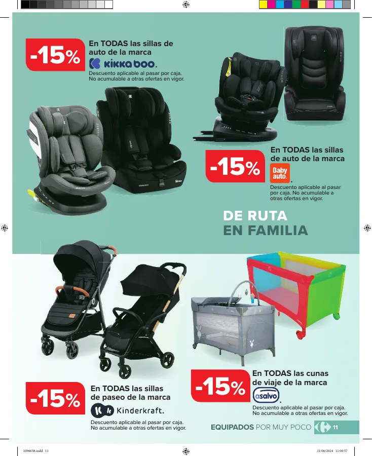 Número de página 11 del folleto promocional de la tienda Carrefour - VACACIONES - fecha de vigencia: desde20.06 bis 18.07