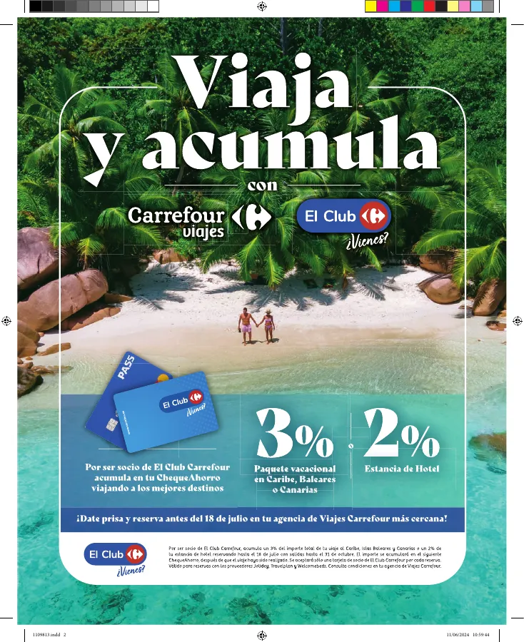 Número de página 2 del folleto promocional de la tienda Carrefour - VACACIONES - fecha de vigencia: desde20.06 bis 18.07