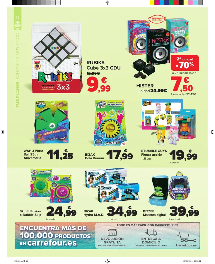 Número de página 26 del folleto promocional de la tienda Carrefour - VACACIONES - fecha de vigencia: desde20.06 bis 18.07