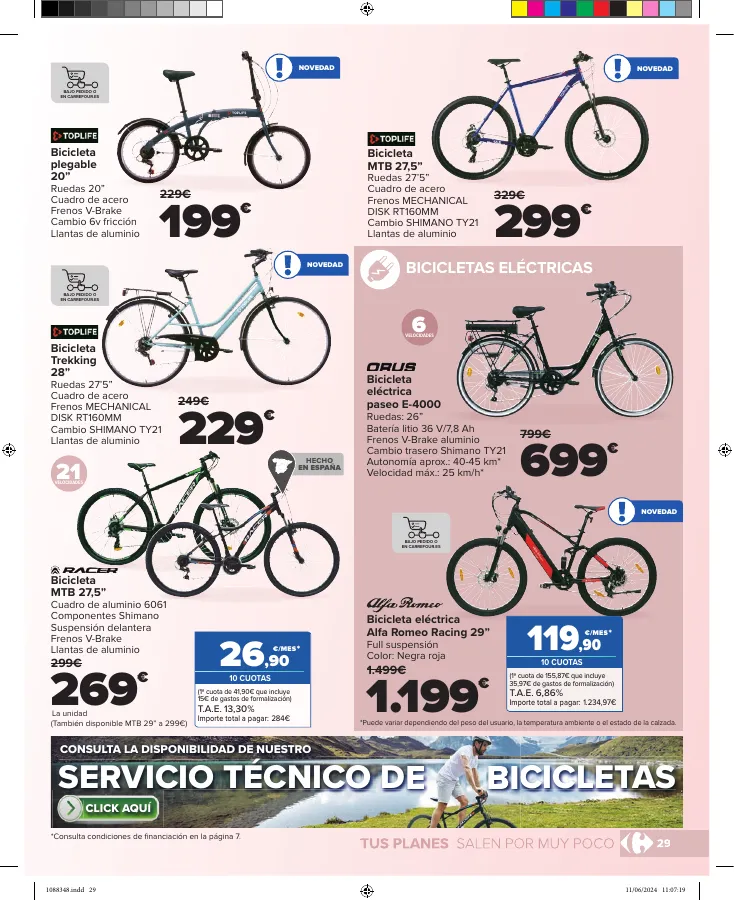 Número de página 29 del folleto promocional de la tienda Carrefour - VACACIONES - fecha de vigencia: desde20.06 bis 18.07