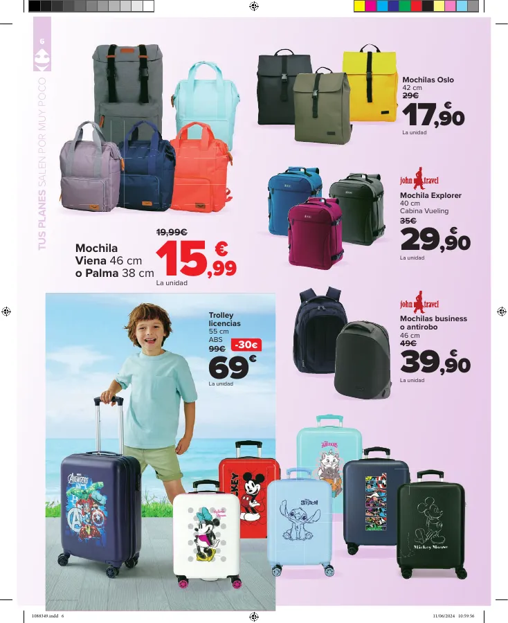 Número de página 6 del folleto promocional de la tienda Carrefour - VACACIONES - fecha de vigencia: desde20.06 bis 18.07