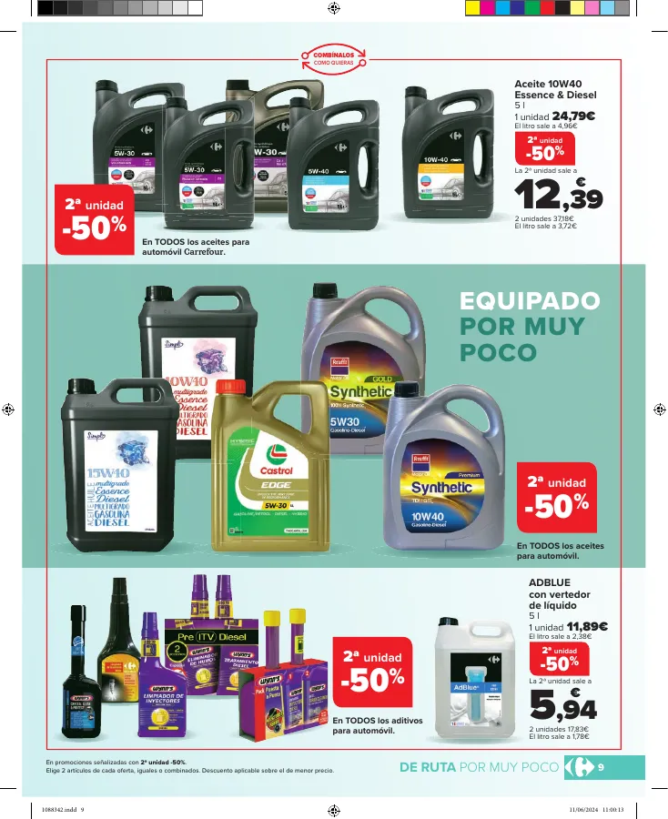 Número de página 9 del folleto promocional de la tienda Carrefour - VACACIONES - fecha de vigencia: desde20.06 bis 18.07