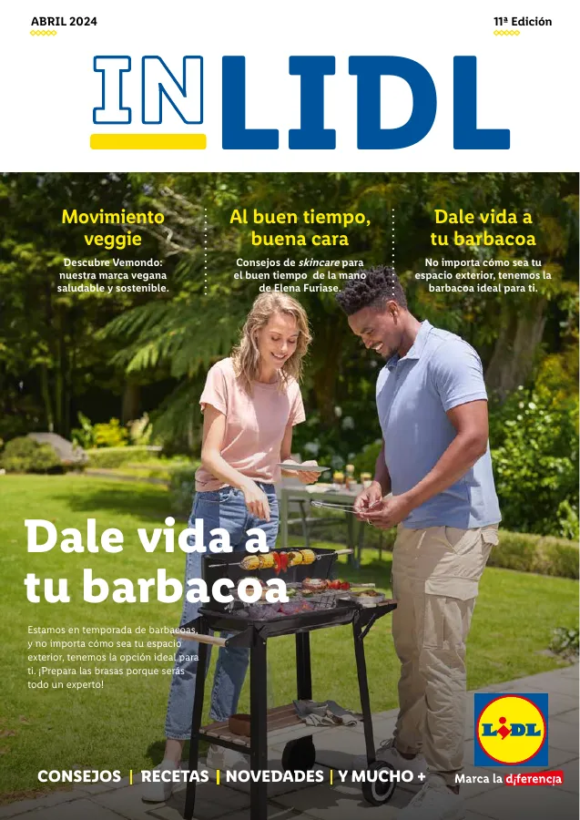 Número de página 1 del folleto promocional de la tienda Lidl - REVISTA INLIDL ABRIL - fecha de vigencia: desde01.04 bis 30.04