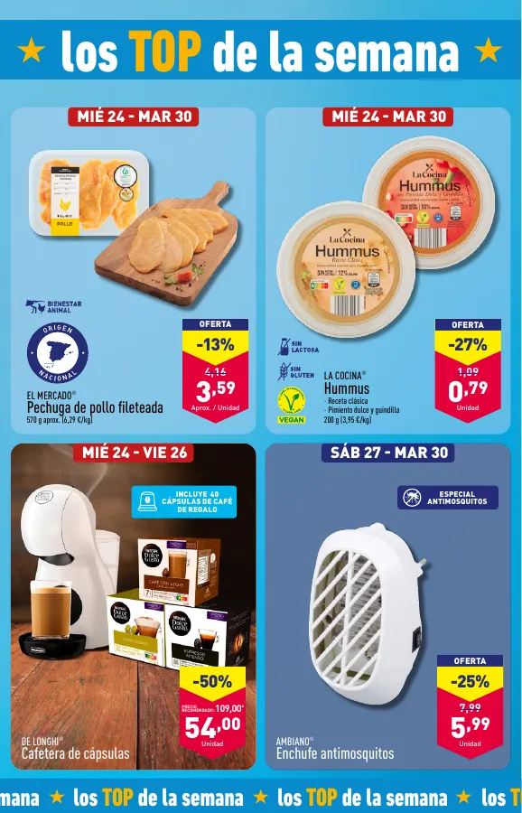 Número de página 2 del folleto promocional de la tienda Aldi - vienen de cerca, pero con estos precios van a llegar lejos - fecha de vigencia: desde24.07 bis 30.07