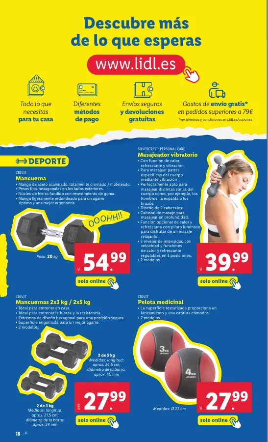 Número de página 40 del folleto promocional de la tienda Lidl - Marca la djferencja. Solo hoy lunes 2 de julio - fecha de vigencia: desde22.07 bis 28.07