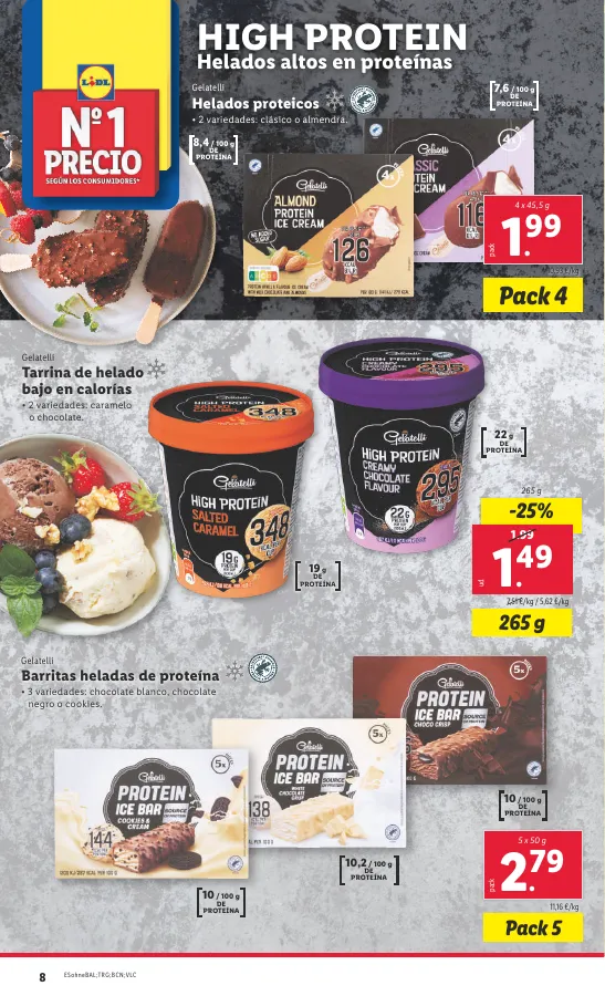 Número de página 8 del folleto promocional de la tienda Lidl - Marca la djferencja. Solo hoy lunes 2 de julio - fecha de vigencia: desde22.07 bis 28.07