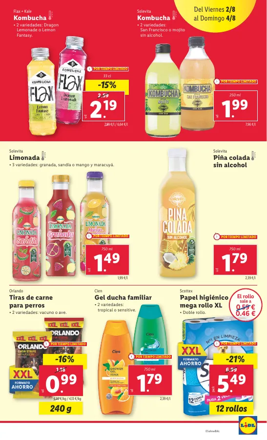 Número de página 17 del folleto promocional de la tienda Lidl - Marca la djferecia. Solo hoy lunes 29 de julio - fecha de vigencia: desde29.07 bis 04.08