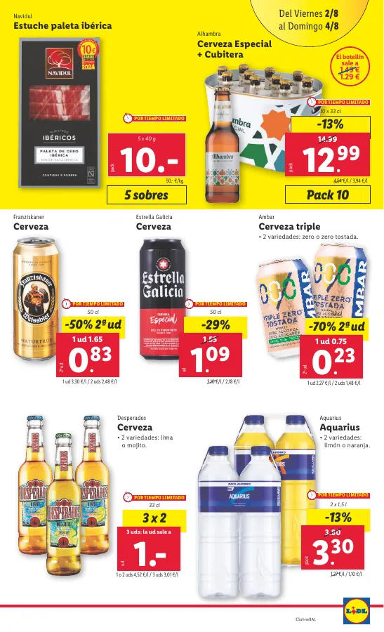 Número de página 19 del folleto promocional de la tienda Lidl - Marca la djferecia. Solo hoy lunes 29 de julio - fecha de vigencia: desde29.07 bis 04.08