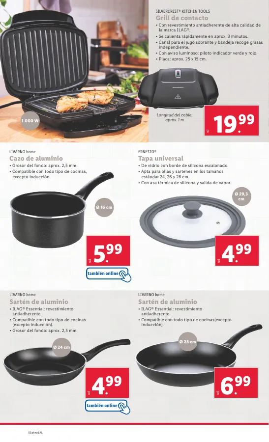 Número de página 12 del folleto promocional de la tienda Lidl - Aspirador ciclonico recargable. Mega precio - fecha de vigencia: desde29.07 bis 04.08