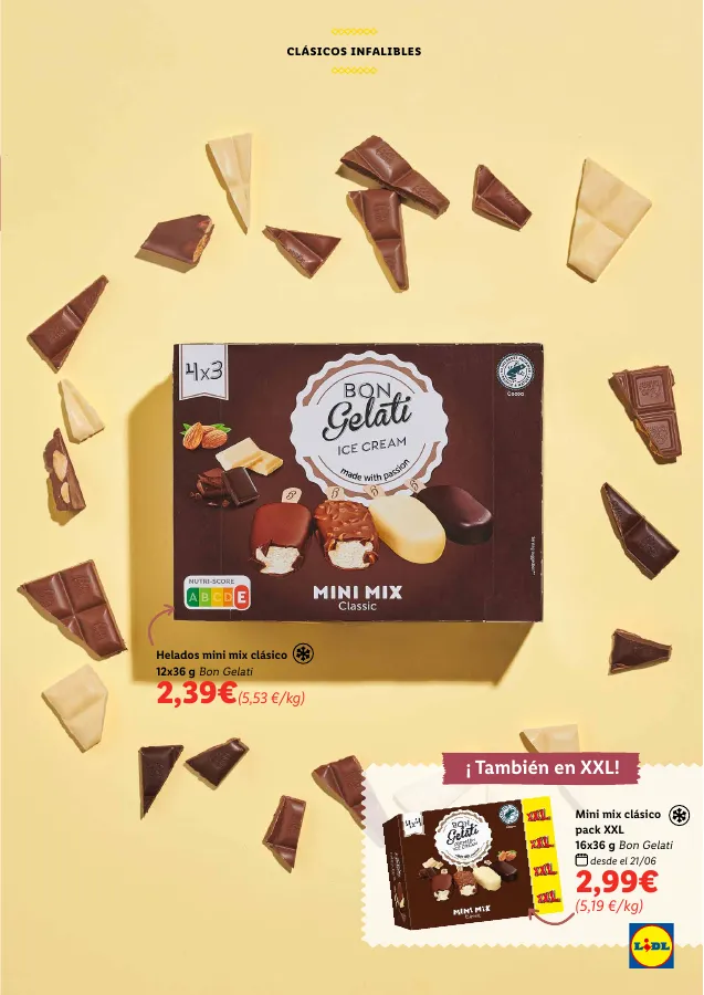 Número de página 25 del folleto promocional de la tienda Lidl - in lidl no hay verano sin helados - fecha de vigencia: desde01.07 bis 31.07