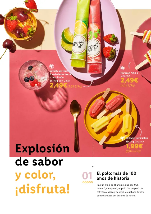 Número de página 32 del folleto promocional de la tienda Lidl - in lidl no hay verano sin helados - fecha de vigencia: desde01.07 bis 31.07