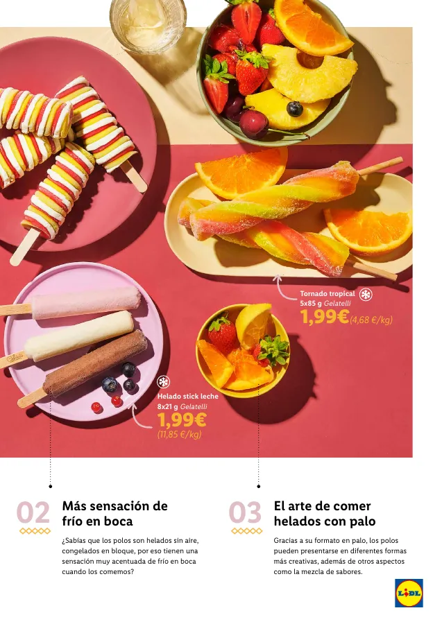 Número de página 33 del folleto promocional de la tienda Lidl - in lidl no hay verano sin helados - fecha de vigencia: desde01.07 bis 31.07