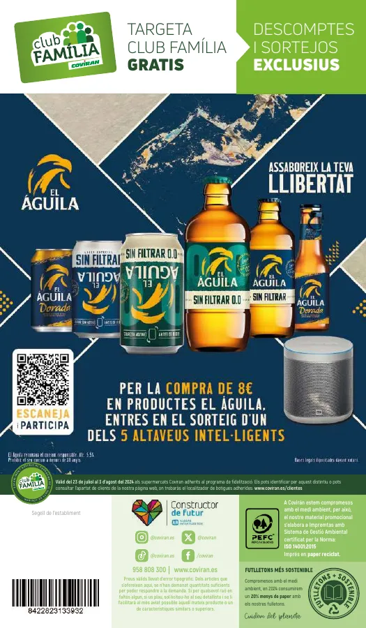 Número de página 20 del folleto promocional de la tienda Coviran - Especial marca coviran qualitat preu! - fecha de vigencia: desde23.07 bis 03.08