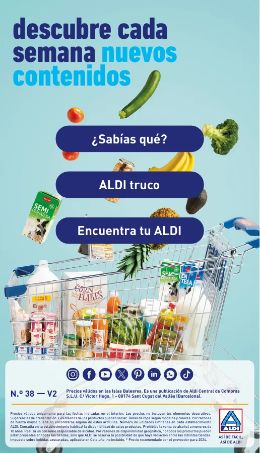 Número de página 26 del folleto promocional de la tienda Aldi - De temporada por muy poco - fecha de vigencia: desde18.09 bis 24.09