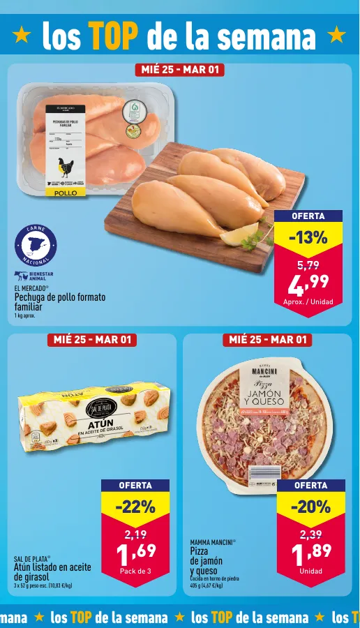 Número de página 2 del folleto promocional de la tienda Aldi - A este precio nomal que sea el unico fruto del amor - fecha de vigencia: desde25.09 bis 02.10