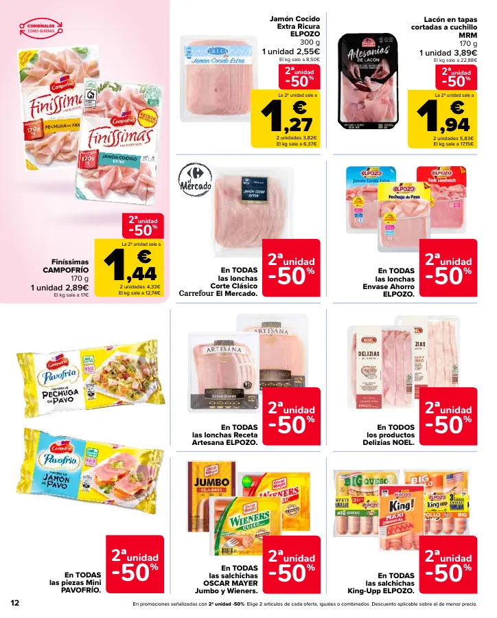 Número de página 12 del folleto promocional de la tienda Carrefour - Ahorra acumulando - fecha de vigencia: desde12.09 bis 24.09