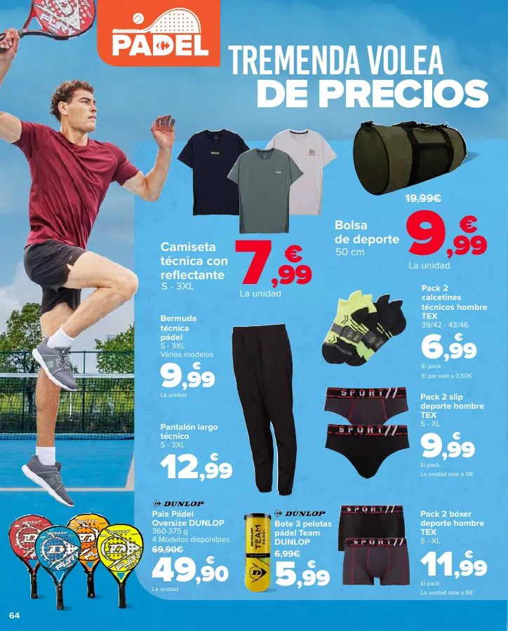 Número de página 64 del folleto promocional de la tienda Carrefour - Ahorra acumulando - fecha de vigencia: desde12.09 bis 24.09