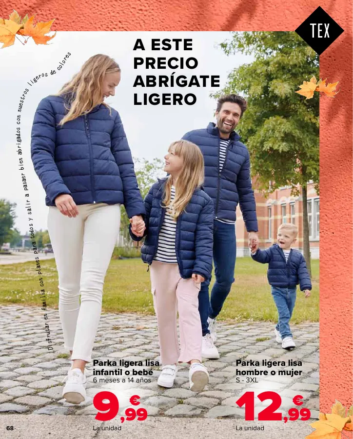 Número de página 68 del folleto promocional de la tienda Carrefour - Ahorra acumulando - fecha de vigencia: desde12.09 bis 24.09