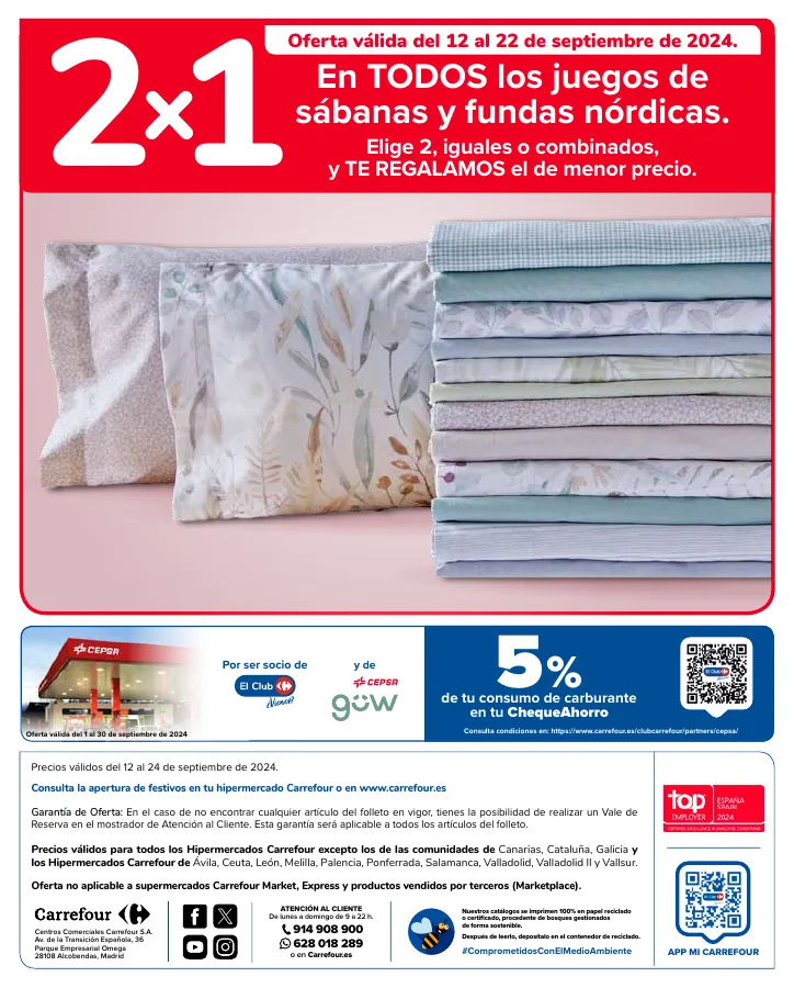 Número de página 76 del folleto promocional de la tienda Carrefour - Ahorra acumulando - fecha de vigencia: desde12.09 bis 24.09