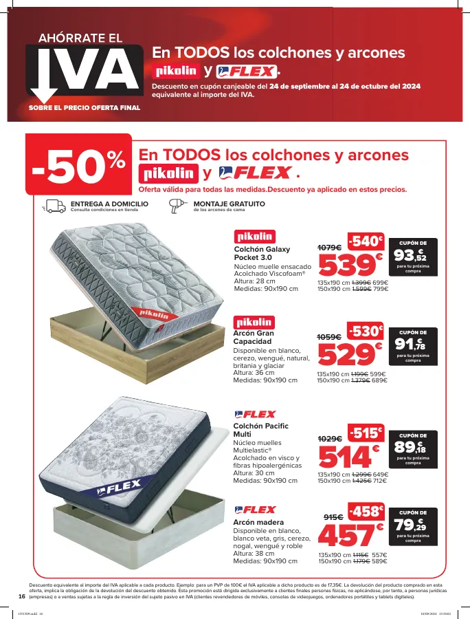 Número de página 16 del folleto promocional de la tienda Carrefour - Electrodomesticos y productos de electronica - fecha de vigencia: desde17.09 bis 23.09