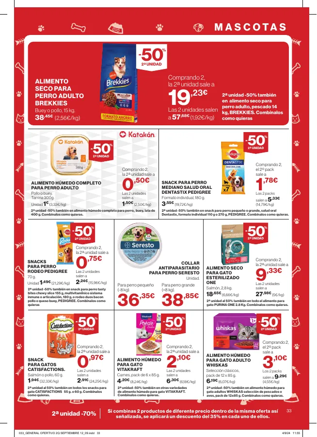 Número de página 39 del folleto promocional de la tienda Hipercor - buenos precios a diario - fecha de vigencia: desde12.09 bis 25.09