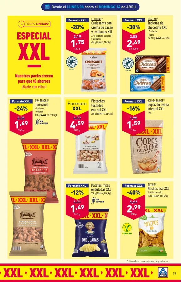 Número de página 25 del folleto promocional de la tienda Aldi - Folleto semanal - fecha de vigencia: desde03.04 bis 09.04