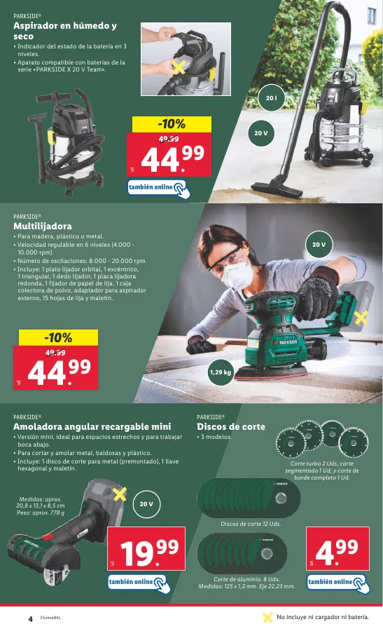 Número de página 4 del folleto promocional de la tienda Lidl - Marca la diferencia - fecha de vigencia: desde23.09 bis 29.09