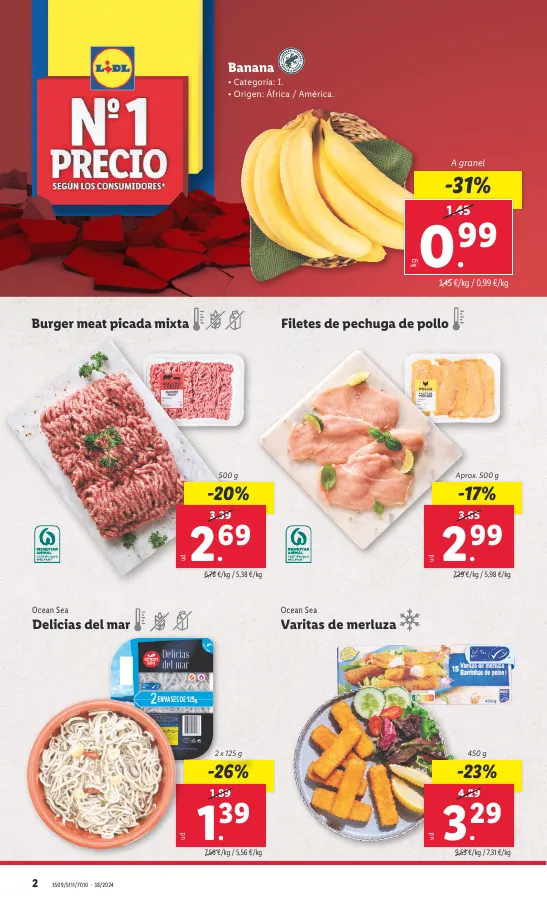 Número de página 2 del folleto promocional de la tienda Lidl - nueava tienda villaviciosa de odon lo seguimos celebrando - fecha de vigencia: desde16.09 bis 30.09