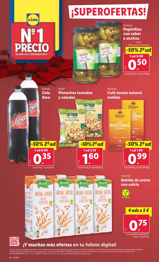 Número de página 4 del folleto promocional de la tienda Lidl - nueava tienda villaviciosa de odon lo seguimos celebrando - fecha de vigencia: desde16.09 bis 30.09