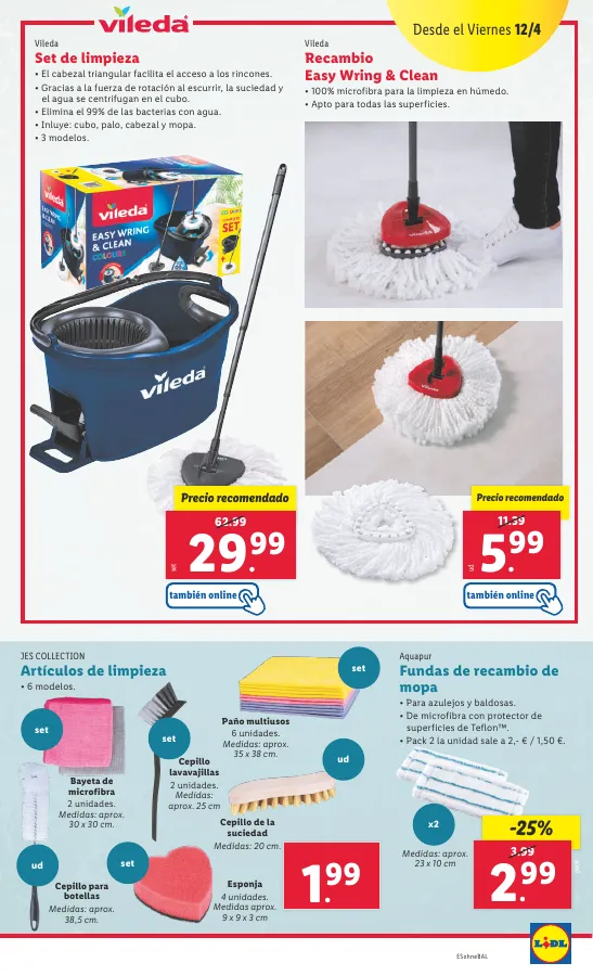 Número de página 11 del folleto promocional de la tienda Lidl - FOLLETO BAZAR 8/4 - fecha de vigencia: desde01.04 bis 08.04