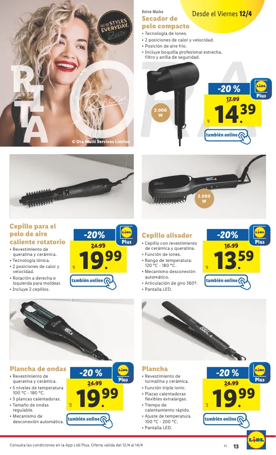 Número de página 15 del folleto promocional de la tienda Lidl - FOLLETO BAZAR 8/4 - fecha de vigencia: desde01.04 bis 08.04