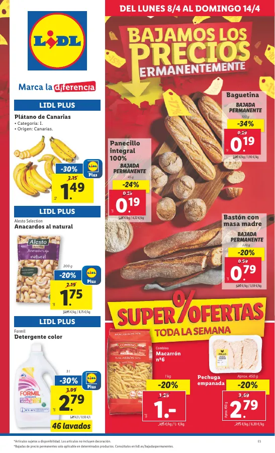 Número de página 19 del folleto promocional de la tienda Lidl - FOLLETO BAZAR 8/4 - fecha de vigencia: desde01.04 bis 08.04