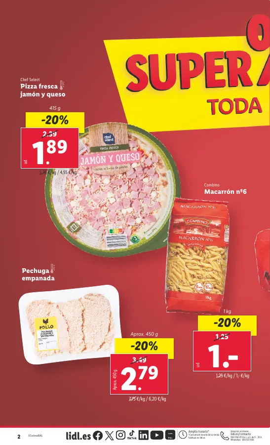 Número de página 20 del folleto promocional de la tienda Lidl - FOLLETO BAZAR 8/4 - fecha de vigencia: desde01.04 bis 08.04