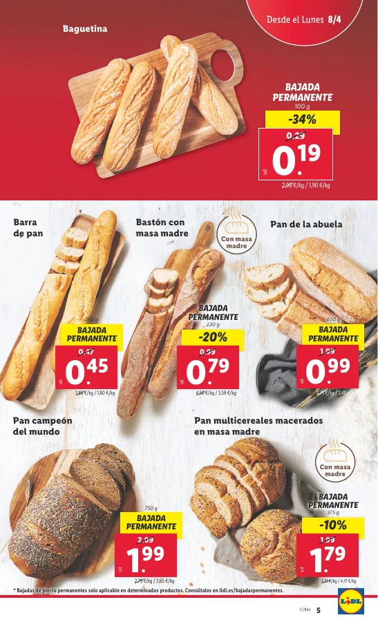 Número de página 23 del folleto promocional de la tienda Lidl - FOLLETO BAZAR 8/4 - fecha de vigencia: desde01.04 bis 08.04