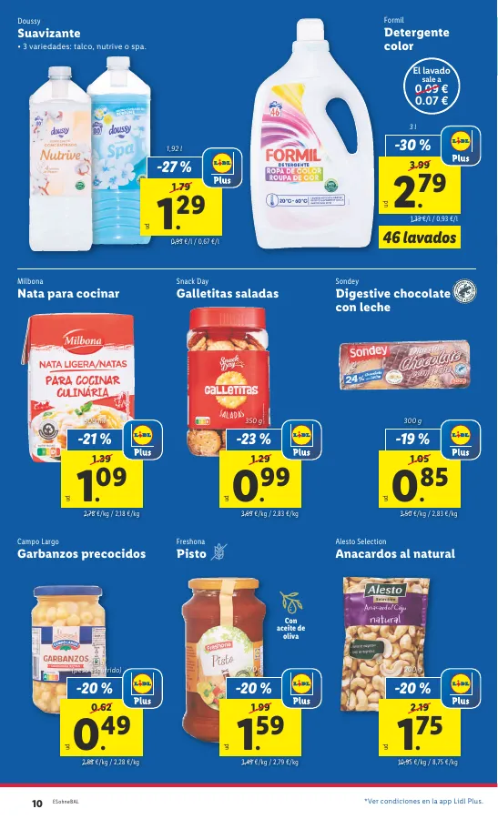 Número de página 10 del folleto promocional de la tienda Lidl - FOLLETO ALIMENTACIÓN 8/4 - fecha de vigencia: desde08.04 bis 14.04