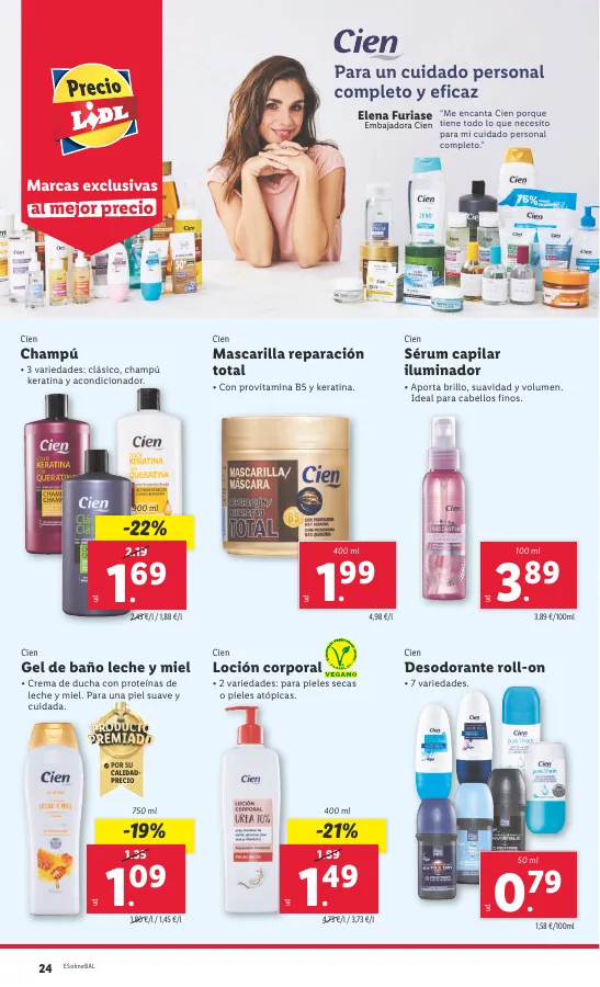 Número de página 24 del folleto promocional de la tienda Lidl - FOLLETO ALIMENTACIÓN 8/4 - fecha de vigencia: desde08.04 bis 14.04