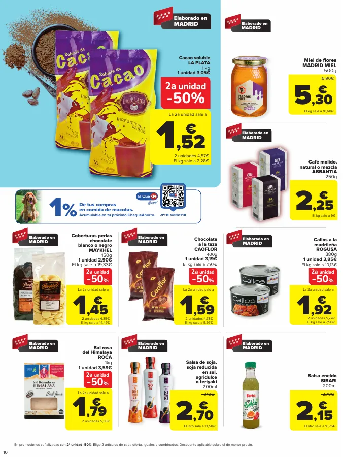 Número de página 10 del folleto promocional de la tienda Carrefour - REGIONAL (Articulos locales de Alimentación, dulces, bebidas) - fecha de vigencia: desde21.03 bis 08.04