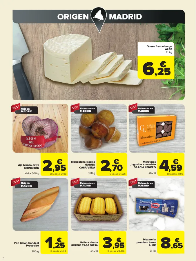 Número de página 2 del folleto promocional de la tienda Carrefour - REGIONAL (Articulos locales de Alimentación, dulces, bebidas) - fecha de vigencia: desde21.03 bis 08.04