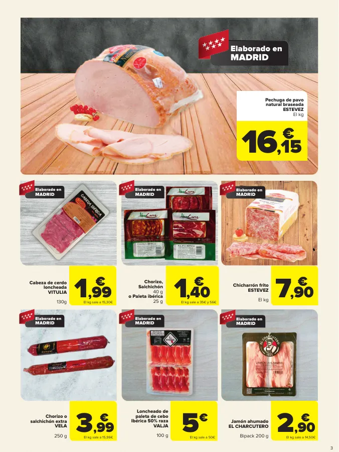 Número de página 3 del folleto promocional de la tienda Carrefour - REGIONAL (Articulos locales de Alimentación, dulces, bebidas) - fecha de vigencia: desde21.03 bis 08.04