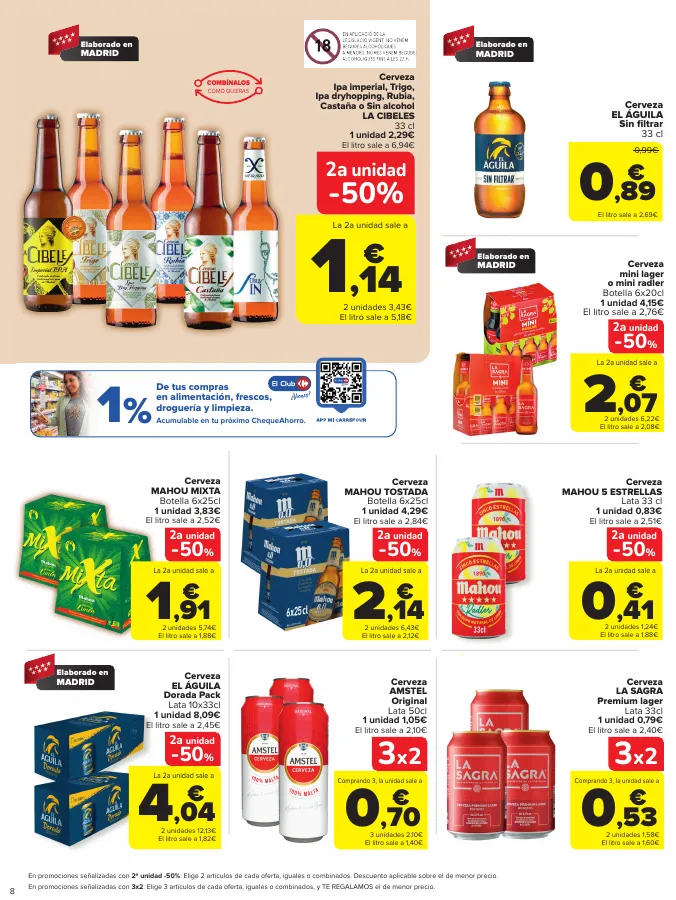 Número de página 8 del folleto promocional de la tienda Carrefour - REGIONAL (Articulos locales de Alimentación, dulces, bebidas) - fecha de vigencia: desde21.03 bis 08.04