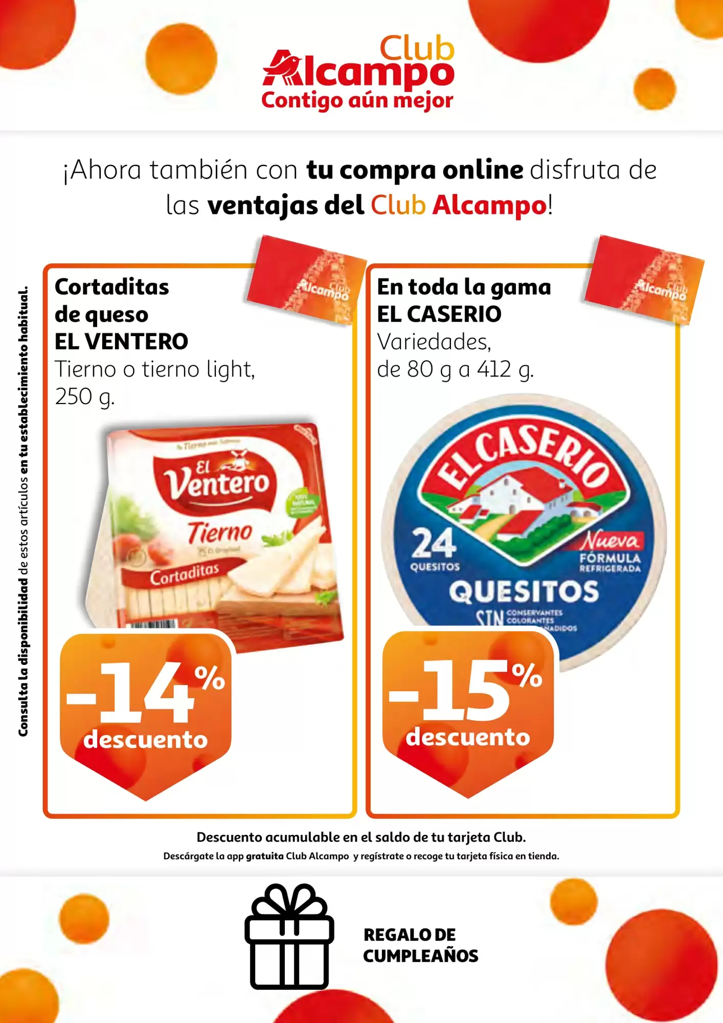 Número de página 7 del folleto promocional de la tienda Alcampo - Promociones Club Alcampo Contigo aún mejor - fecha de vigencia: desde30.01 bis 12.02